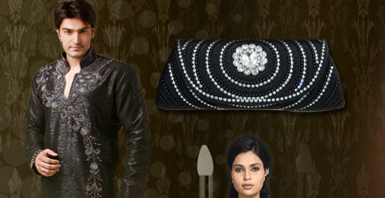 Saree in Black