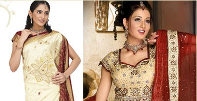 Salwar in Cream