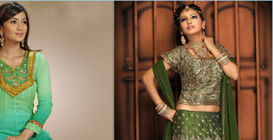 Salwar in Green