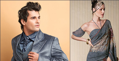 Sarees in Grey