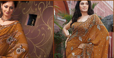 Salwar in Ochre