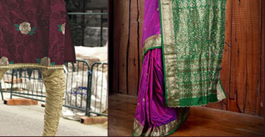Lehenga in Purple