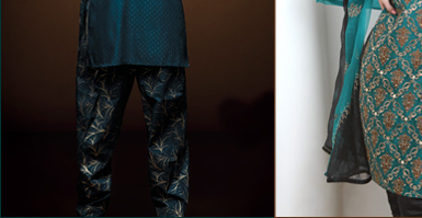 Sherwani in Teal