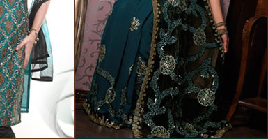 Lehenga in Teal