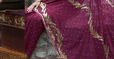 Lehengas in Wine