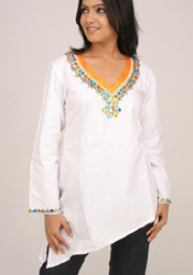 White Cotton Kurti