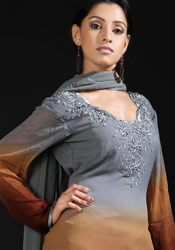 Shaded Churidar Suit