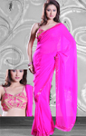 Cbazaar Pink Katrina Saree