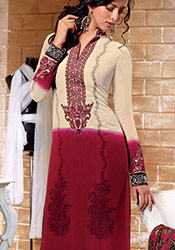 Alluring Georgette Churidar Suit