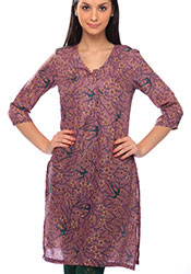 W Enticing Printed Cotton Kurti