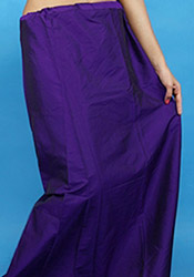 Purple Poly Cotton Inskirt