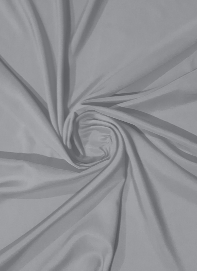 Alloy Grey Crepe Fabric