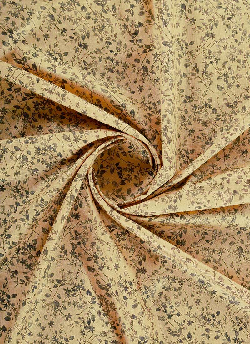 Beige Rayon Fabric