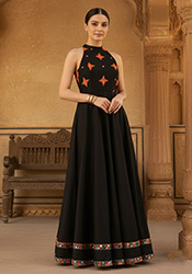 western black gown