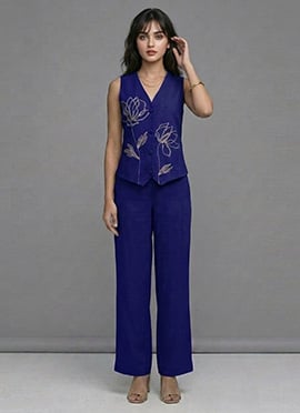 Blue Orchid Muse Cotton Co ord Set