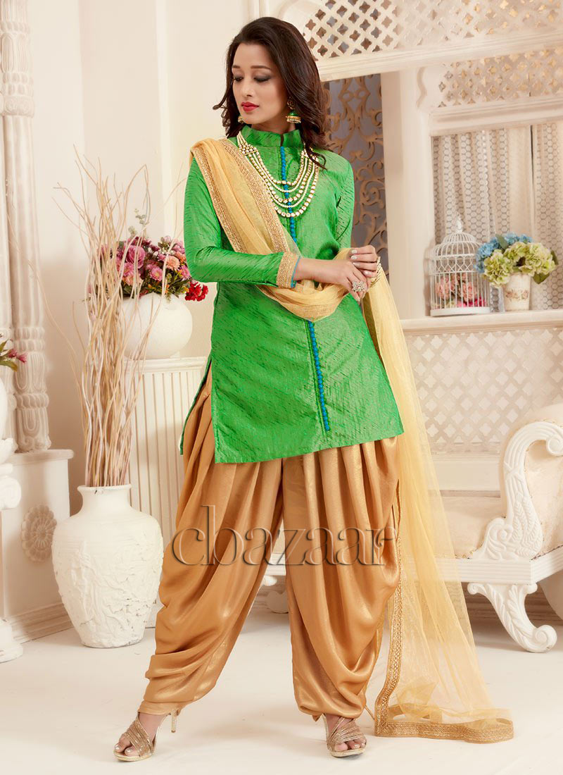Buy Bollywood Vogue Kameez With Dhoti Style Pants, salwarsuit Online
