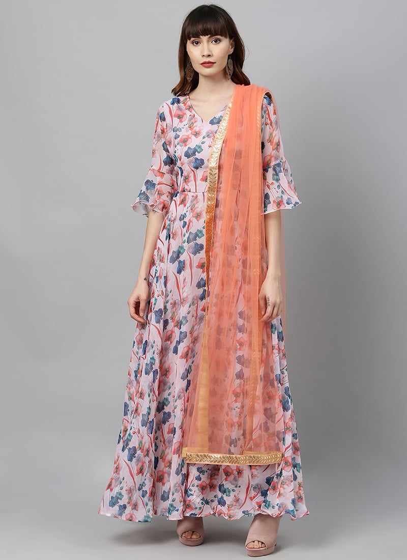 Ethnovog Multicolor Long Kurti