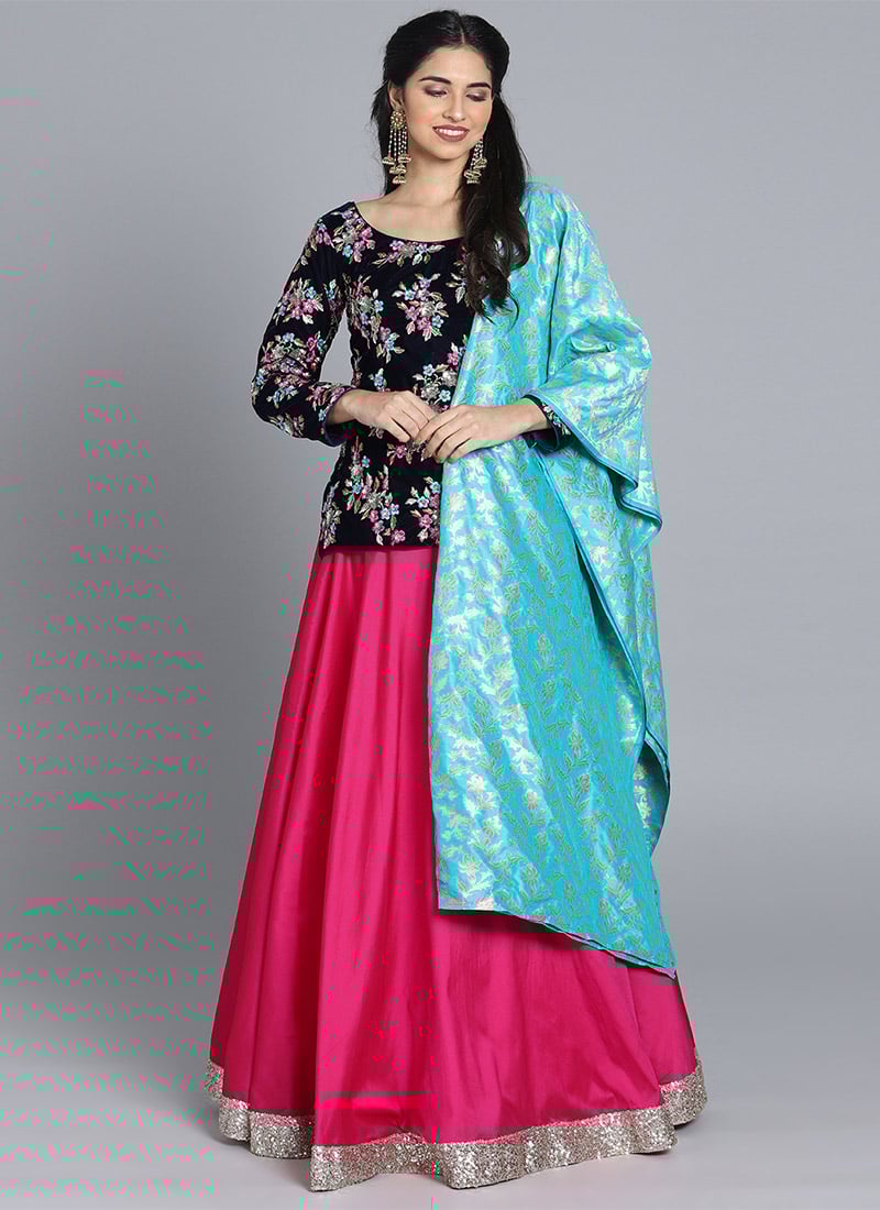 Ethnovog Embroidered Lehenga Set