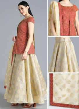 lehenga with kurta design