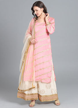 chiffon palazzo suits