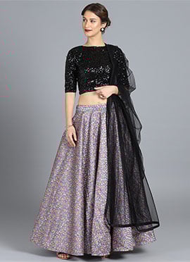 Ethnovog Embroidered Lehenga Set