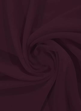 Burgundy Georgette Fabric