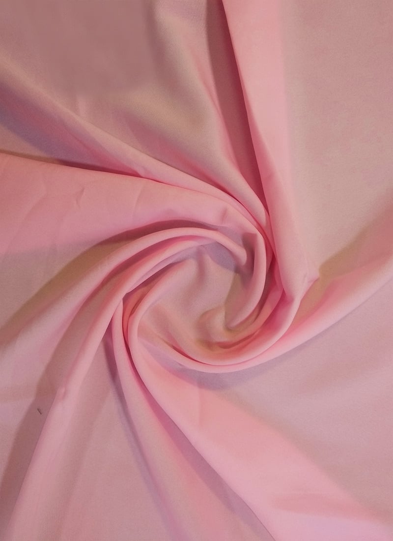 Candy Pink Crepe Fabric