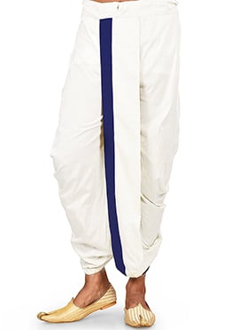 Cream Dupion Silk Dhoti Pant