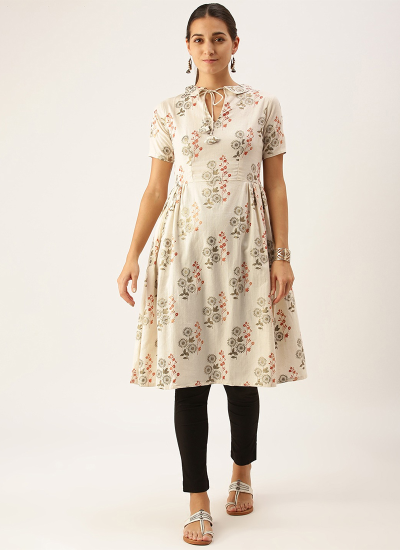 knee length cotton kurtis