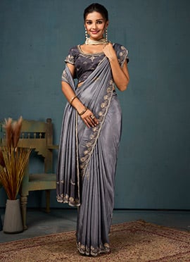 Elegant Pure Silk Hand Work Saree