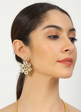 Golden Alloy Chaand Bali