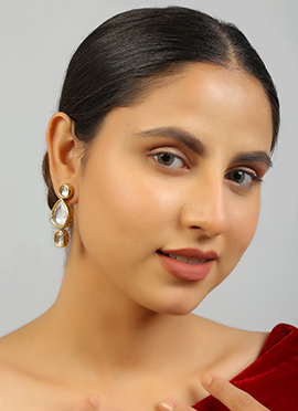 Golden Alloy Chaand Bali