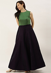 indo western dress for navratri