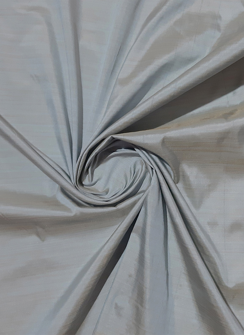 Grey Art Silk Fabric