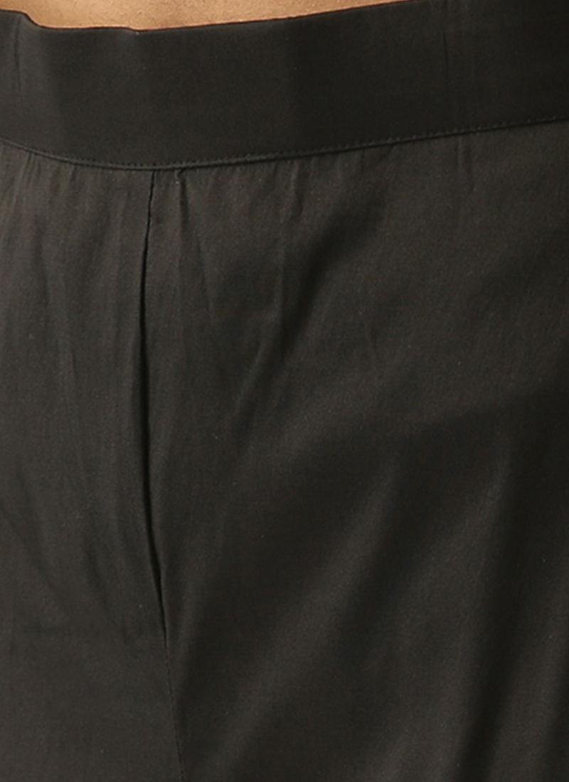 Shop Grey N Black Collar Neck Kurta Sets After Six Wear Ready to wear dresses for women