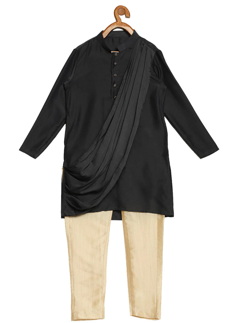 cowl kurta pyjama set
