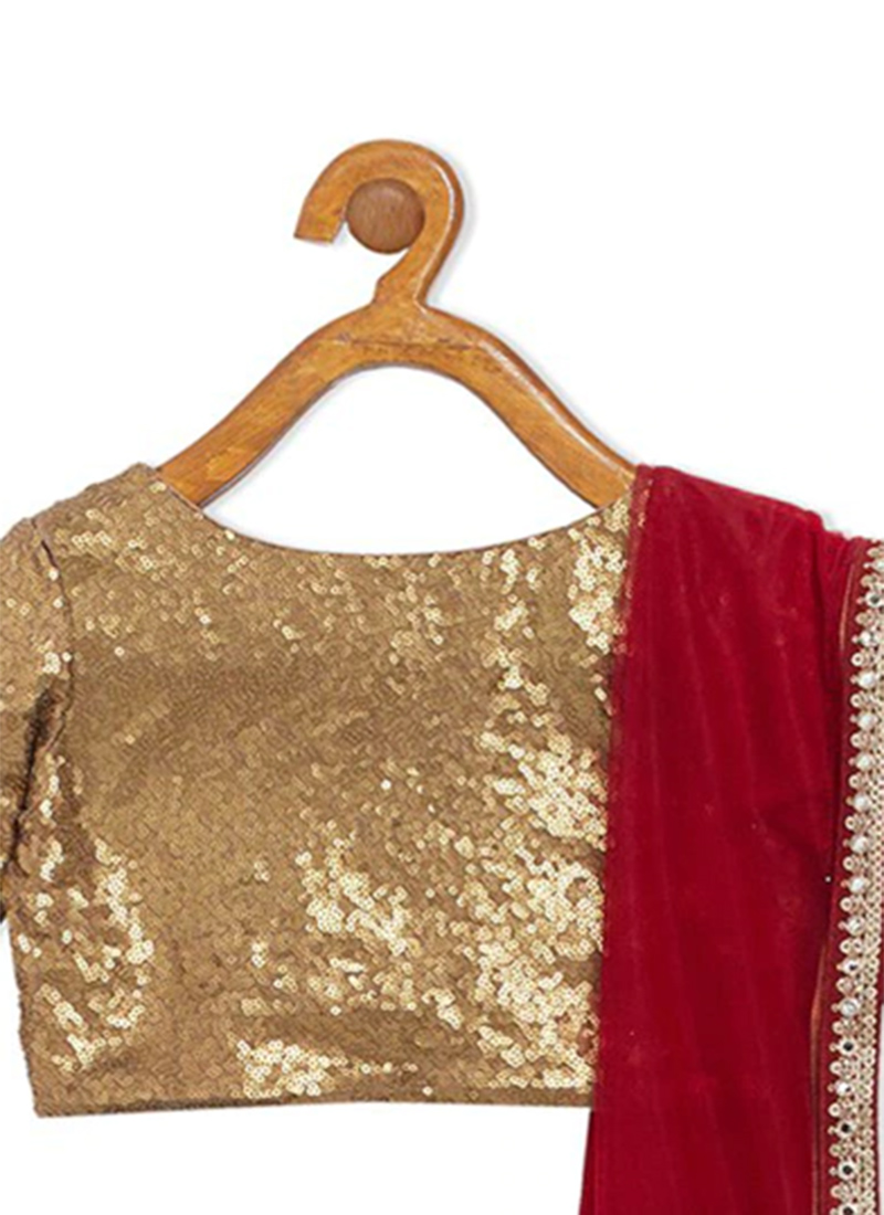 Neelam Stripes Lehenga Set – Cotton Festive Outfit for Girls (6M–7Y)