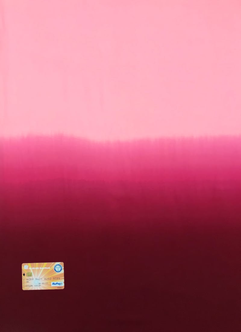 Maroon Georgette Tie N Dye Fabric