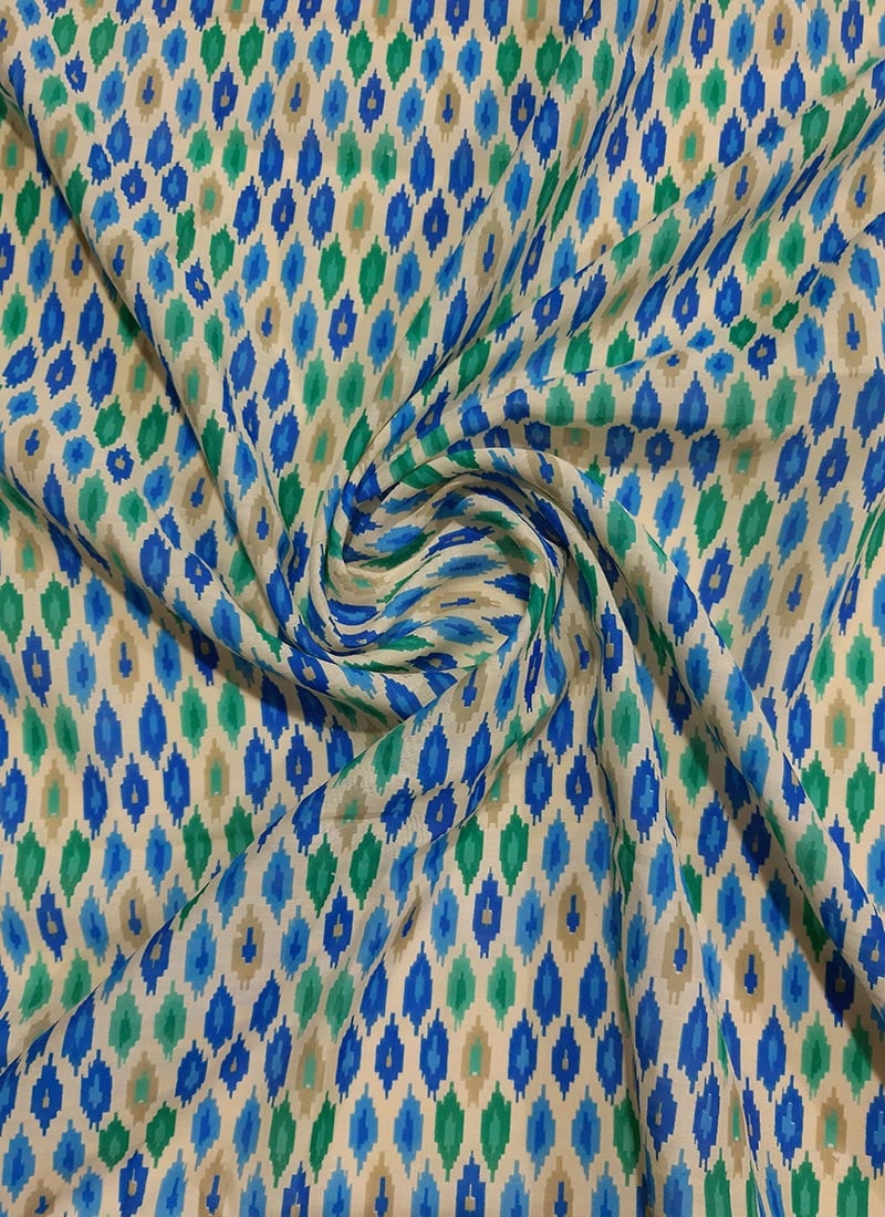 Multi Colour Printed Cotton Fabric