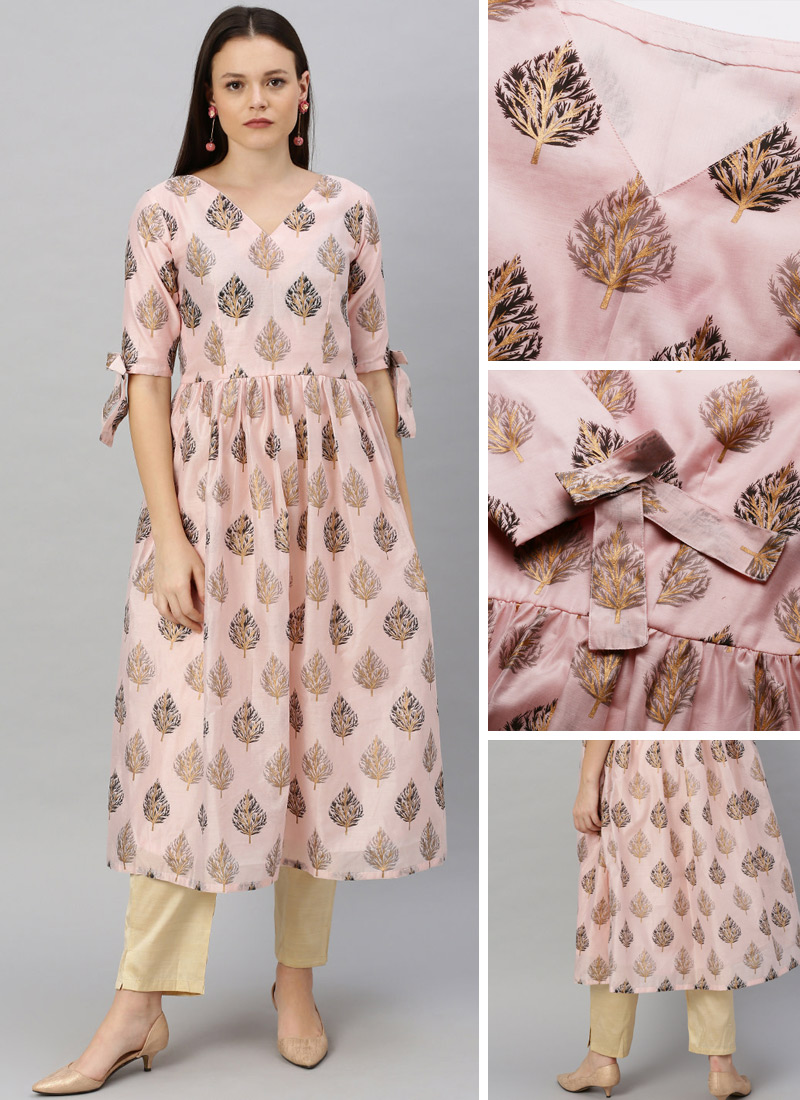 flared cotton kurtis