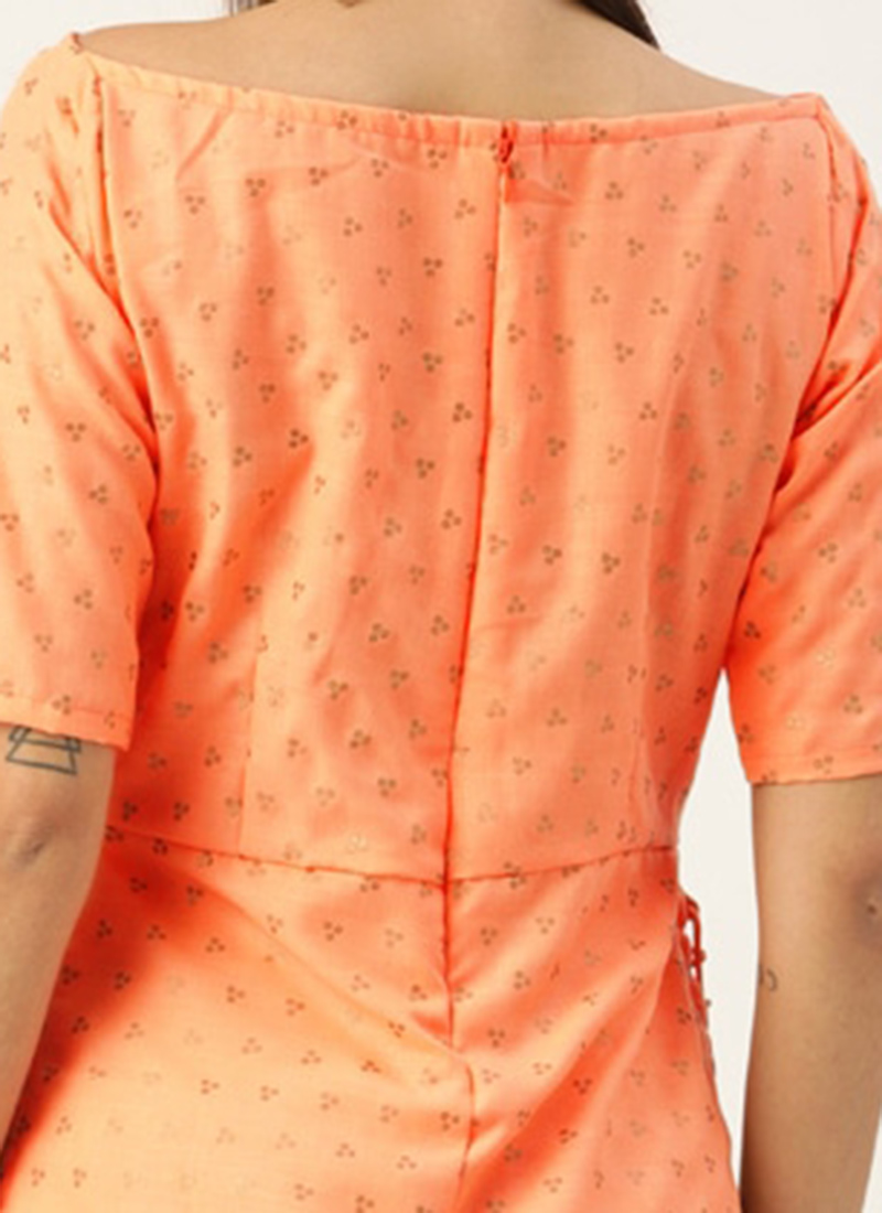 Foil Printed Rayon Kurta.