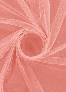 Peach Net Fabric
