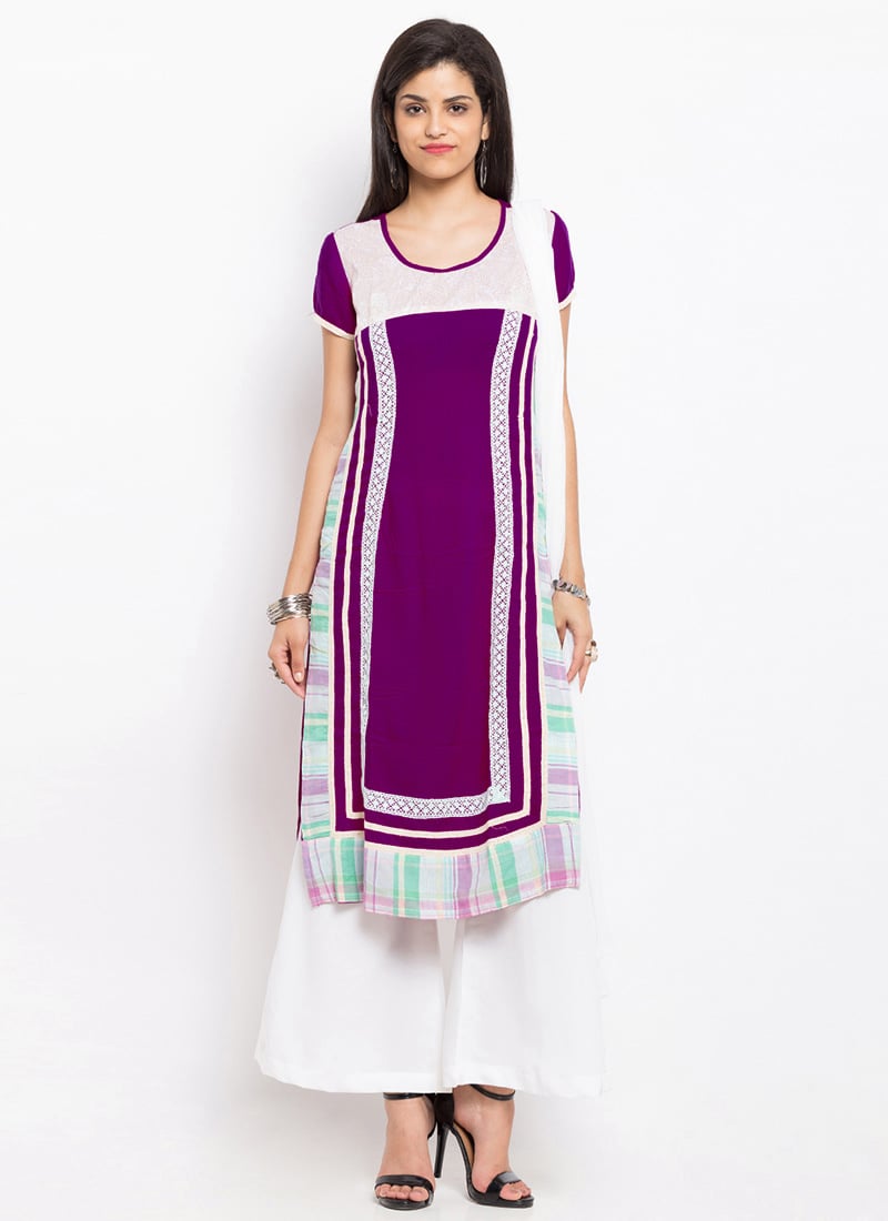 Pink Cotton Palazzo Suit After Six Wear