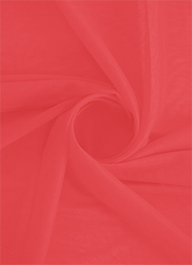 Poppy Red Net Fabric