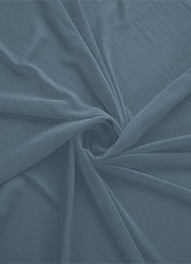 Provincial Blue Georgette Fabric