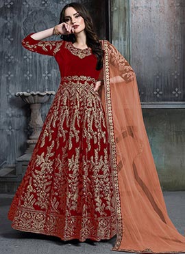 velvet dress for indian wedding