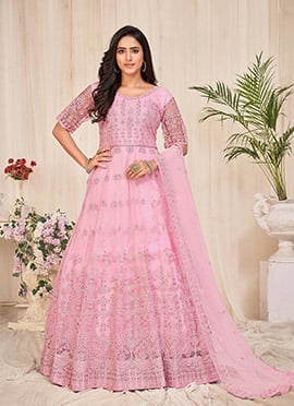 Regal Net Embroidered Anarkali Suit