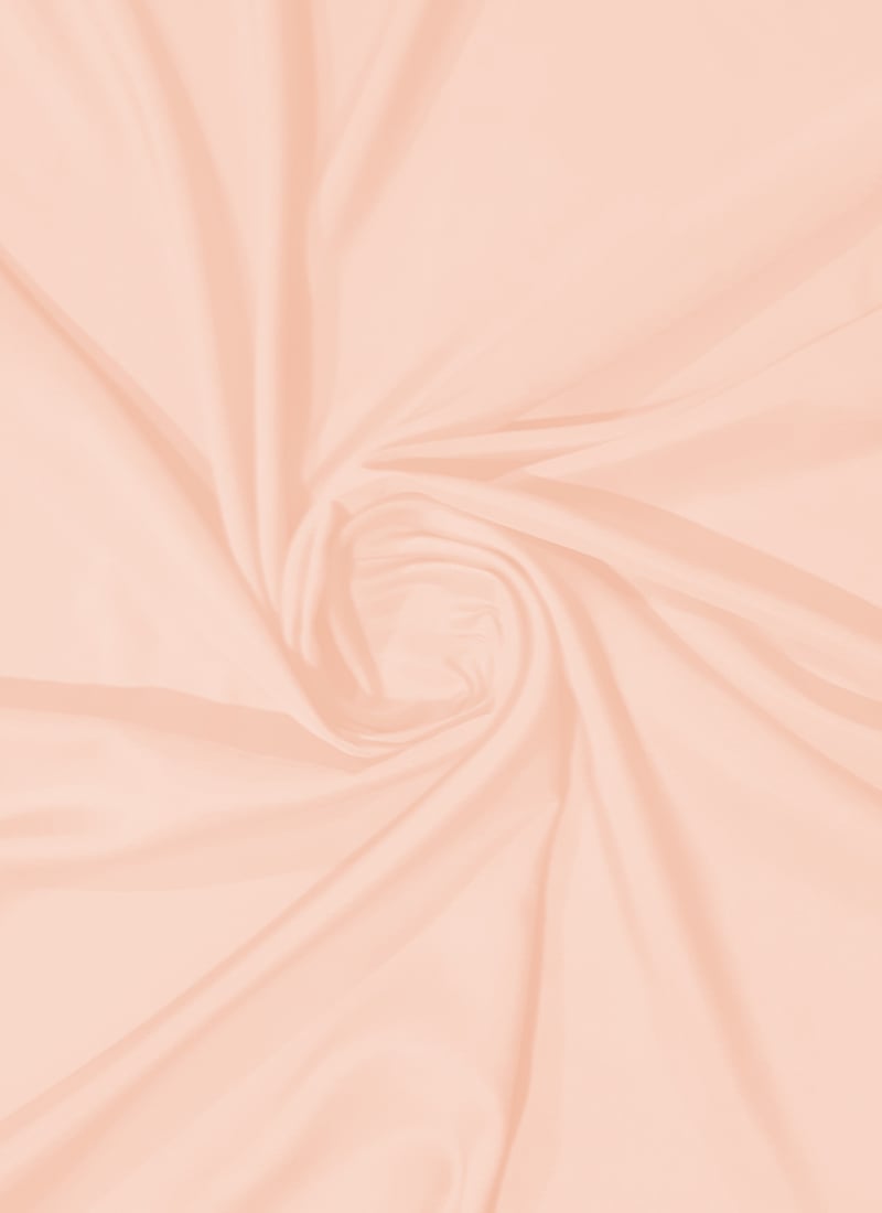 Scallop shell Peach Crepe Fabric