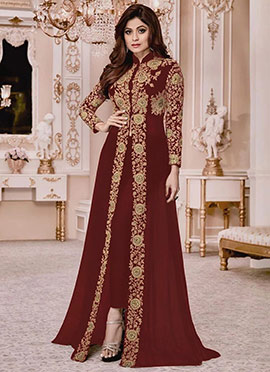 slit anarkali
