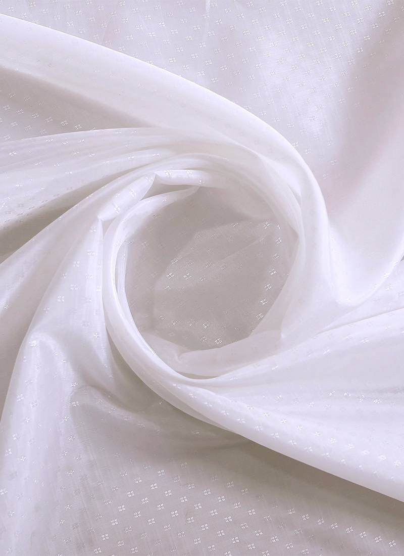 White Polyester Lining Fabric
